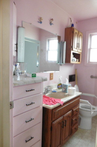 Cute vintage home - bathroom needed some TLC