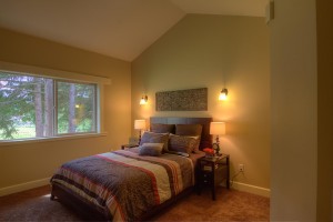 master bedroom staged by Creative Concepts